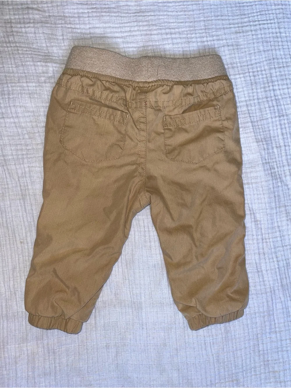 Cat & Jack Tan Elastic-Waist Jogger Pants